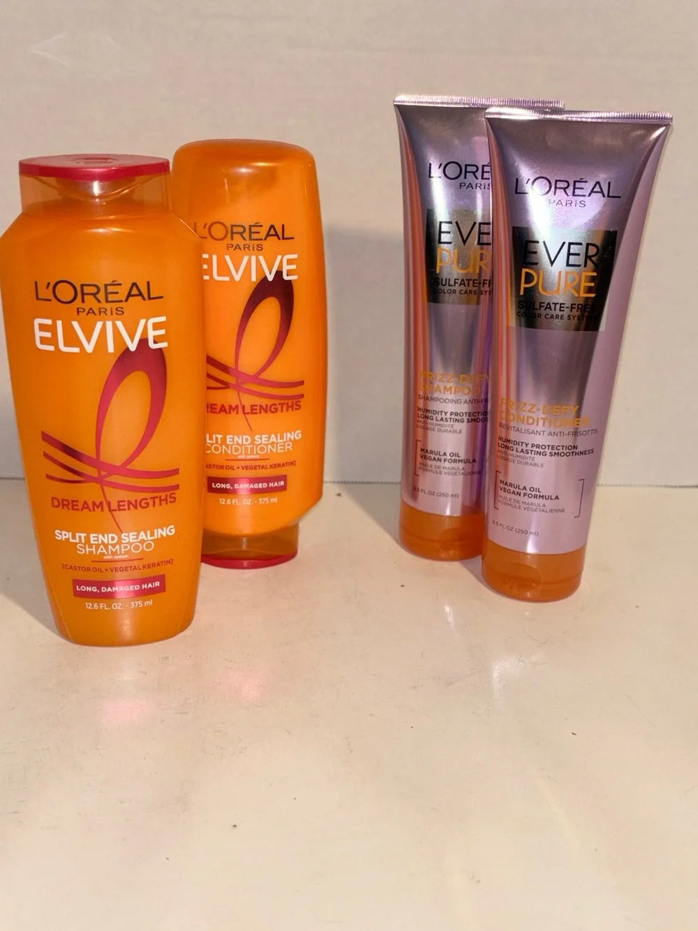 L’Oréal Elvive Dream Lengths Ever Pure Shampoo Conditioner Bundle